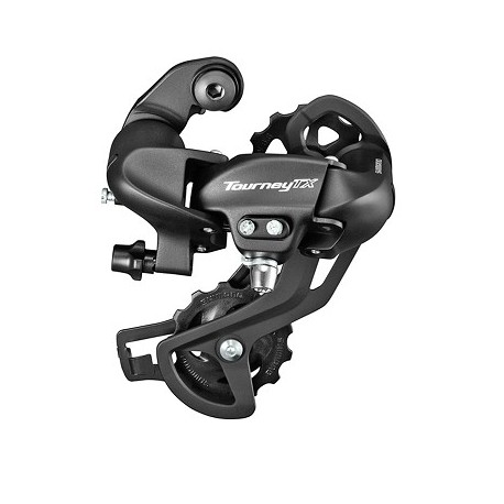 DERAILLEUR ARRIERE VTT SHIMANO TOURNEY TX800 7/8V CHAPE MOYENNE