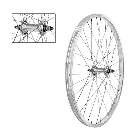 RUEDA DELANTERA BICI DE BTT 24 EJE LLENO