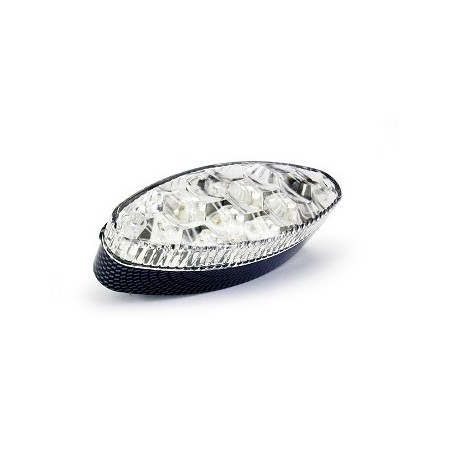 PILOTO TRASERO LEDS CARBONO/BLANCO *