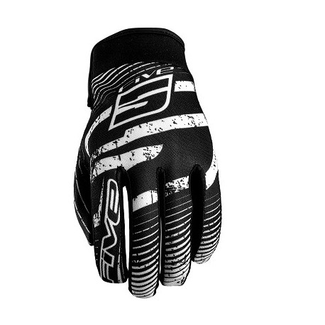 GUANTES FIVE PLANET FASHION LOGONEGROS/WHITE XL