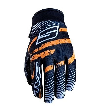 GUANTES FIVE PLANET FASHION LOGO NARANJA L