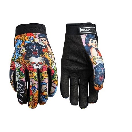 GUANTES FIVE PLANET FASHION TATTOO COUGAR XXL