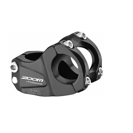 POTENCE VTT FREERIDE/ENDURO ZOOM ALU 1"1/8 LONGUEUR 50MM RELEVE DE 30° DIAMETRE CINTRE 31.8MM