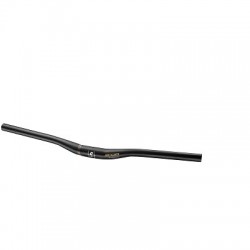 CINTRE VTT ZOOM ALU DIAMETRE 31.8MM LARGEUR 740MM REHAUSSE 20MM BACK SWEEP 10° NOIR MAT