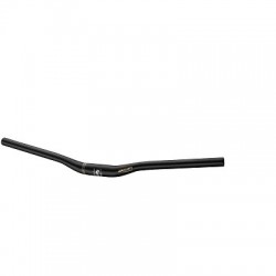 CINTRE VTT ZOOM ALU DIAMETRE 31.8MM LARGEUR 740MM REHAUSSE 30MM BACK SWEEP 9° NOIR MAT