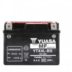 BATERIA YUASA YTX4L-BS 12V-3A SIN MANTENIMIENTO PIAGGIO 50