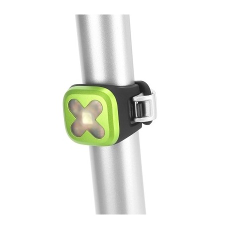 LUZ TRASERA KNOG BLINDER 1 CRUZ 1 LED VERDE LIMON