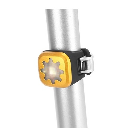 LUZ TRASERA KNOG BLINDER 1 ESTRELLA 1 LED ORO