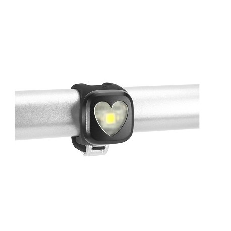 LUZ TRASERA KNOG BLINDER 1 FORMA CORAZON 1 LED NEGRO