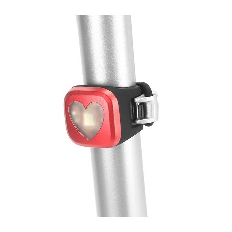 LUZ TRASERA KNOG BLINDER 1 FORMA CORAZON 1 LED ROJO