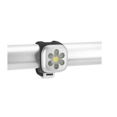 LUZ TRASERA KNOG BLINDER 1 FORMA FLOR 1 LED PLATA