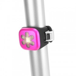 LUZ TRASERA KNOG BLINDER 1 FORMA FLOR 1 LED ROSA