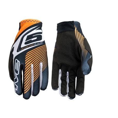 GUANTES FIVE MX PRACTICE PLATE NARANJA S