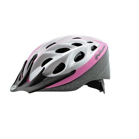 CASCO BICI POLISPORT BLAST ADULTO PLATA /ROSA FINICION MATE TALLA 58/61