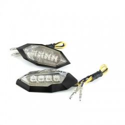 INTERMITENTE HOMOLOGADO TNT CYCLOPS LEDS NEGRO (EL PAR)