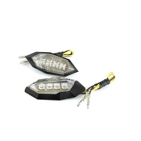 INTERMITENTE HOMOLOGADO TNT CYCLOPS LEDS NEGRO (EL PAR)