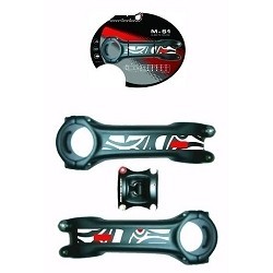 POTENCIA M.O.D.E. UNITY PARA MTB O/S:DIAMETRO 31,8MM 11/8AL-6061-T6TAPA 4 TORNILLOSANGULO DE 5° U 85°POTENCIA REVERSIBLE168GRS. 