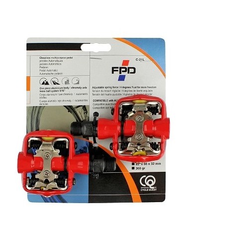 PEDAL FPD AUTOMATICO TIPO SPD,REGULACION DE DUREZA,COMPATIBLE SHIMANO,370GRS/PAR