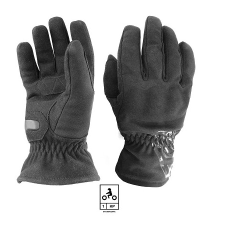 GUANTES GTR 4SEASONS WATERPROOF PROTECCION NEGRA L (CE)