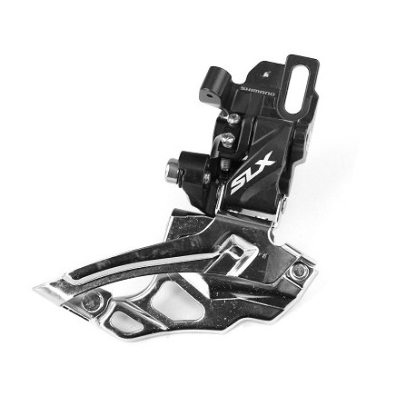 DERAILLEUR AVANT VTT SHIMANO SLX 10V DOUBLE PLATEAUX DIRECT MOUNT TIRAGE HAUT ET BAS