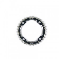 PLATO WTP 32 DIENTES BICI DE BTT 4 BRANCHES 104 MM NEGRO