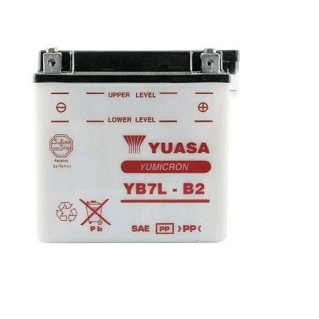 BATERIA YUASA YB7L-B2 12V-8A MAJESTY/SKYLINER 125