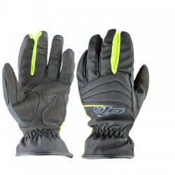 GUANTES GTR ALL WEATHER NEGRO /AMARILLO FLUO L (CE)