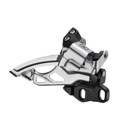 DERAILLEUR AVANT VTT SHIMANO DEORE 10V DOUBLE PLATEAUX COLIER BAS 34.9/31.8/28.6