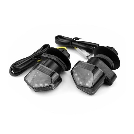 INTERMITENTE HOMOLOGADO TNT CRISPY LEDS NEGRO (EL PAR)