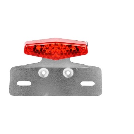 PILOTO TRASERO DIAMANT ROJO+SOPORTE PLACA HOMOLOG