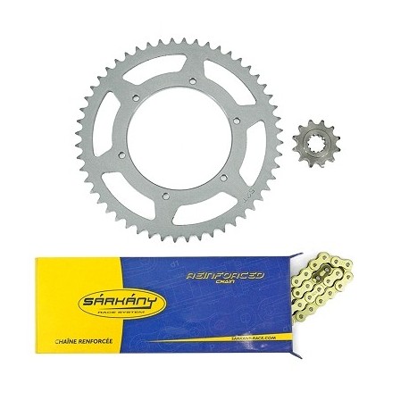 KIT CADENA PEUGEOT XR6 12X52 420