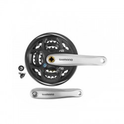 PEDALIER VTT SHIMANO ALTUS M311 22/32/42 L 170 MM ARGENT