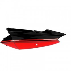 CAPOT ARRIERE GAUCHE NOIR/ROUGE I-CRUZE 50