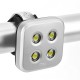 LUZ TRASERA KNOG BLINDER 4 ESTANDAR 4 LED PLATA