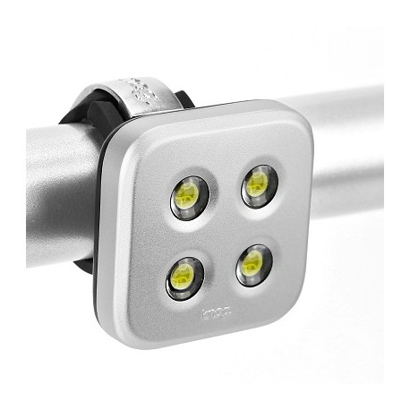 LUZ TRASERA KNOG BLINDER 4 ESTANDAR 4 LED PLATA