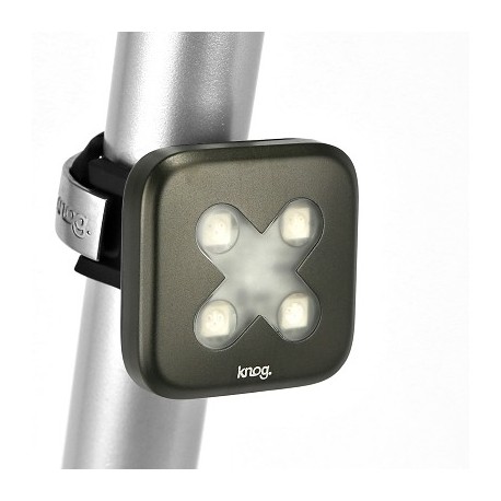 LUZ DEL. KNOG BLINDER 4 FORMA CRUZ 4 LED BRONZE