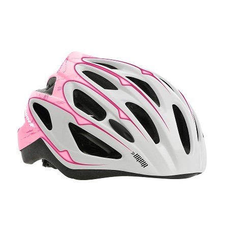 CASQUE ADULTE POLISPORT URBIA ROSE - BLANC 54-59