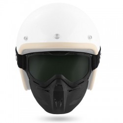 MOTO GOGGLES NOEND + FACE PROTECTOR (SMOKE LENS)