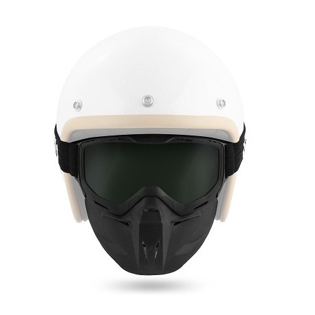 MOTO GOGGLES NOEND + FACE PROTECTOR (SMOKE LENS)