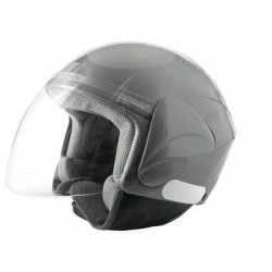 CASCO JET TNT APOLLO GRIS BRILLANTE M