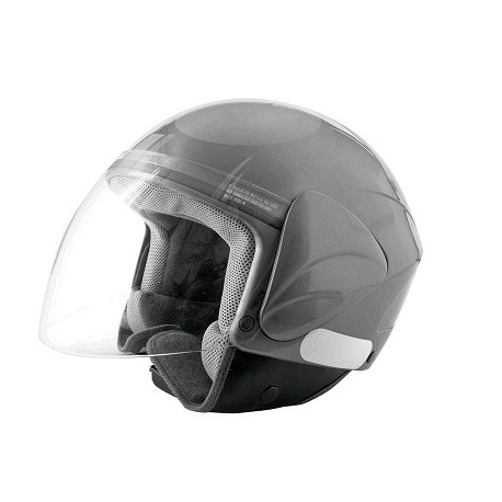 CASCO JET TNT APOLLO GRIS BRILLANTE S