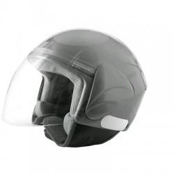 CASCO JET TNT APOLLO GRIS BRILLANTE XL