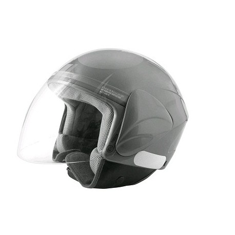 CASCO JET TNT APOLLO GRIS BRILLANTE XL