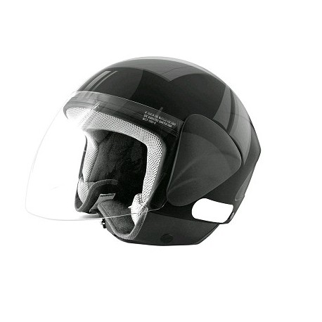 CASCO JET TNT APOLLO NEGRO BRILLANTE XL