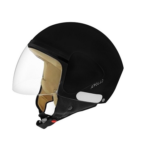 CASCO JET TNT APOLLO NEGRO MATE XS