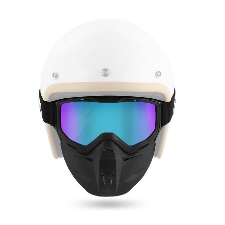 MOTO GOGGLES NOEND + FACE PROTECTOR (IRIDIUM LENS)