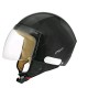 CASCO JET TNT APOLLO NEGRO BRILLO (LINER BEIGE) L