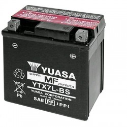 BATERIA YUASA YTX7L-BS 12V-6A PANTHEON1/SH/DYLAN /YBR 125