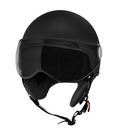 HELMET 1/2 JET TNT PUCK DARK MAT M