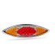 PILOTO TRASERO + INTERMITENTE CON LEDS EYE ROJO/NARANJA *